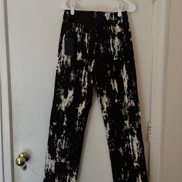 Dark brown/Black and White Tie-Dye Pants Massimo Dutti - Picture 4 of 4
